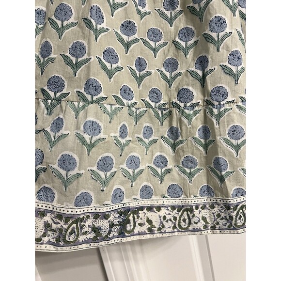 Blue Rye by Sugarbelle Cotton Hydrangea Print Maxi Skirt One Size EUC - Picture 4 of 8